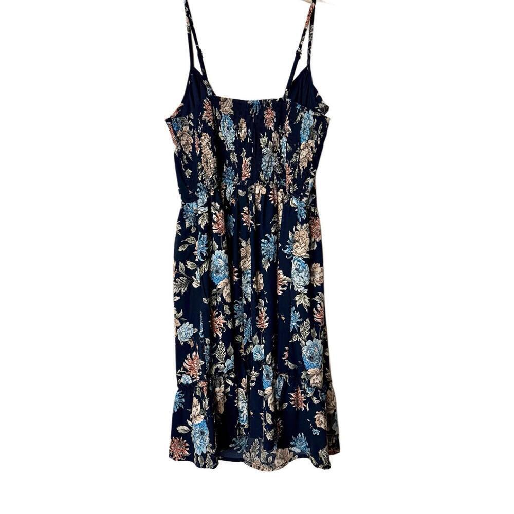 Xhilaration Dress NWT, Medium Navy Floral Sundress Cute M - Picture 2 of 3